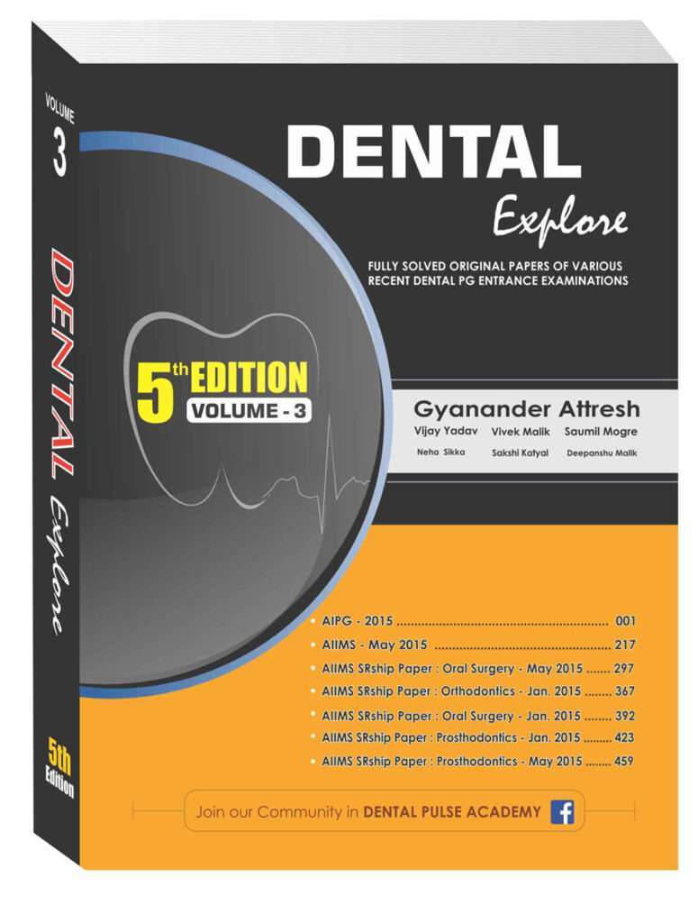 Dental Pulse Academy Explore 5th Edition Volume 3 cover
